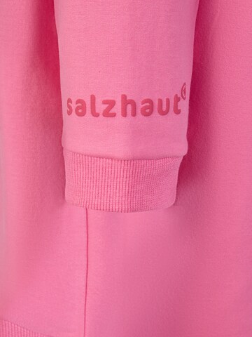 salzhaut Sweatshirt 'BAFF' in Roze