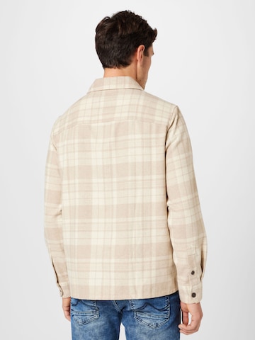 FARAH Regular fit Button Up Shirt 'MARKS' in Beige