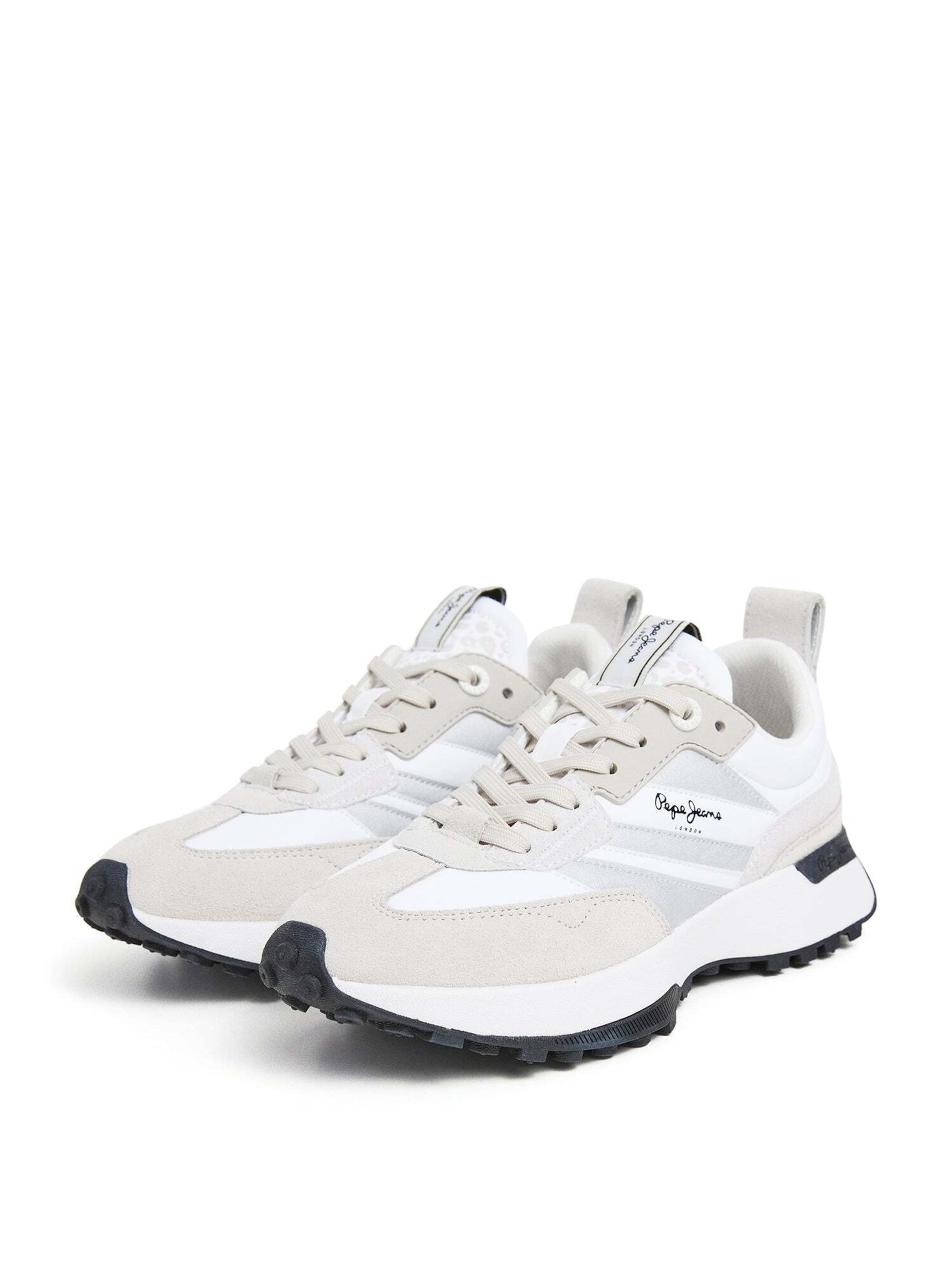 Sneaker bassa 'Lucky Top' di Pepe Jeans in bianco