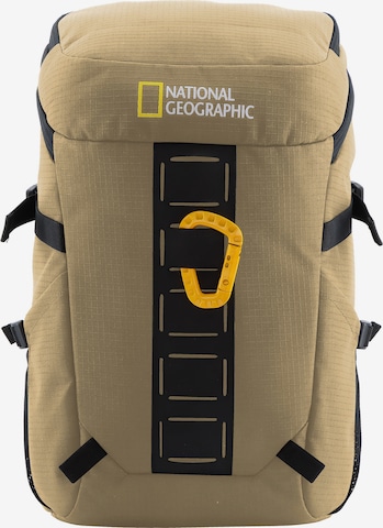 National Geographic Backpack 'EXPLORER III' in Beige: front