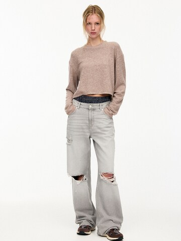 Pull&Bear Pullover in Grau