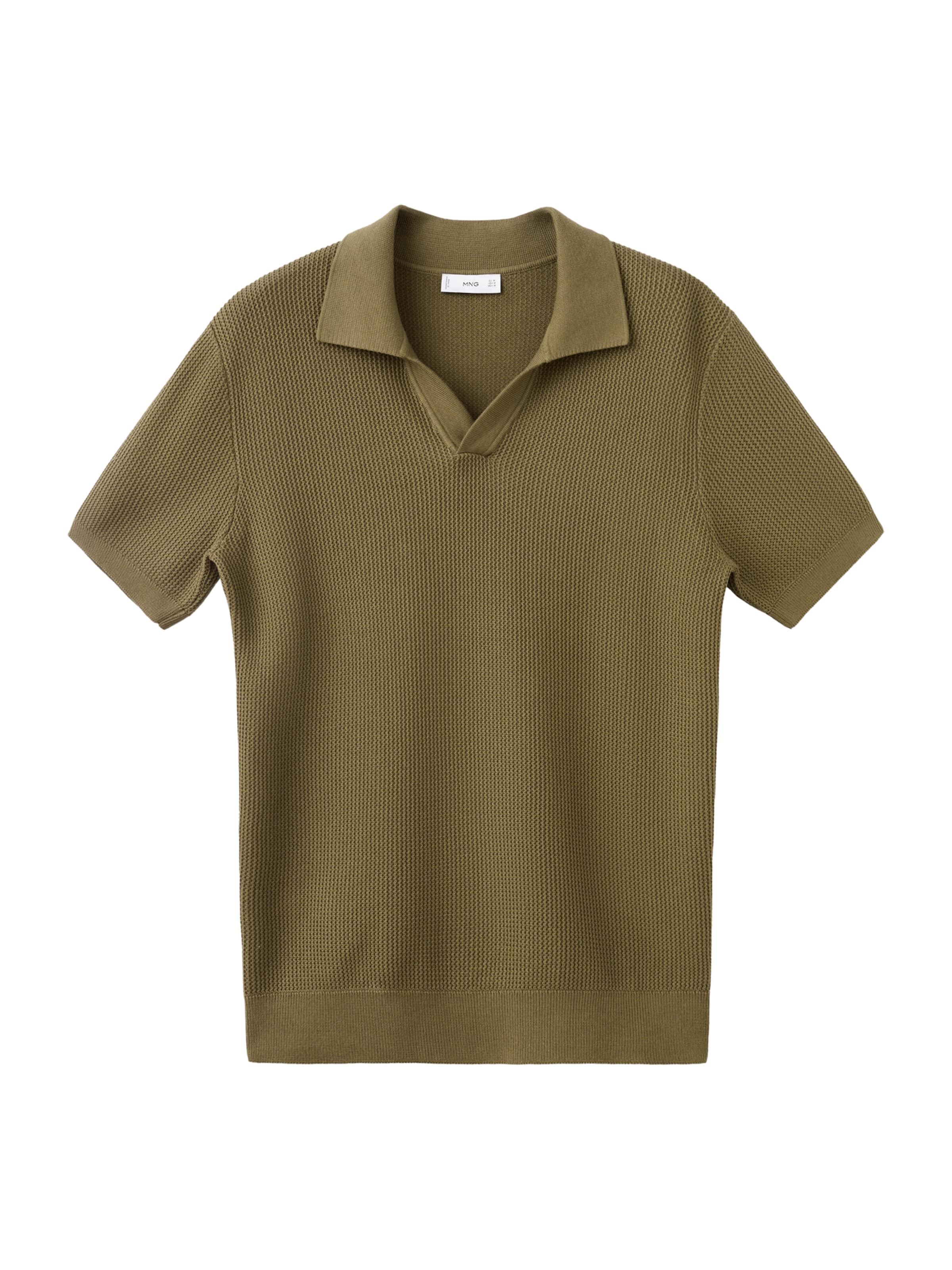 MANGO MAN T-shirt 'Salas' i grön: framsida