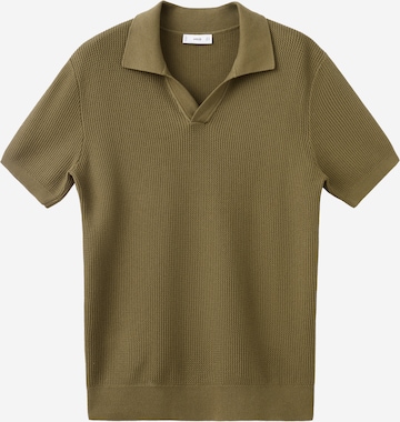 MANGO MAN T-shirt 'Salas' i grön: framsida