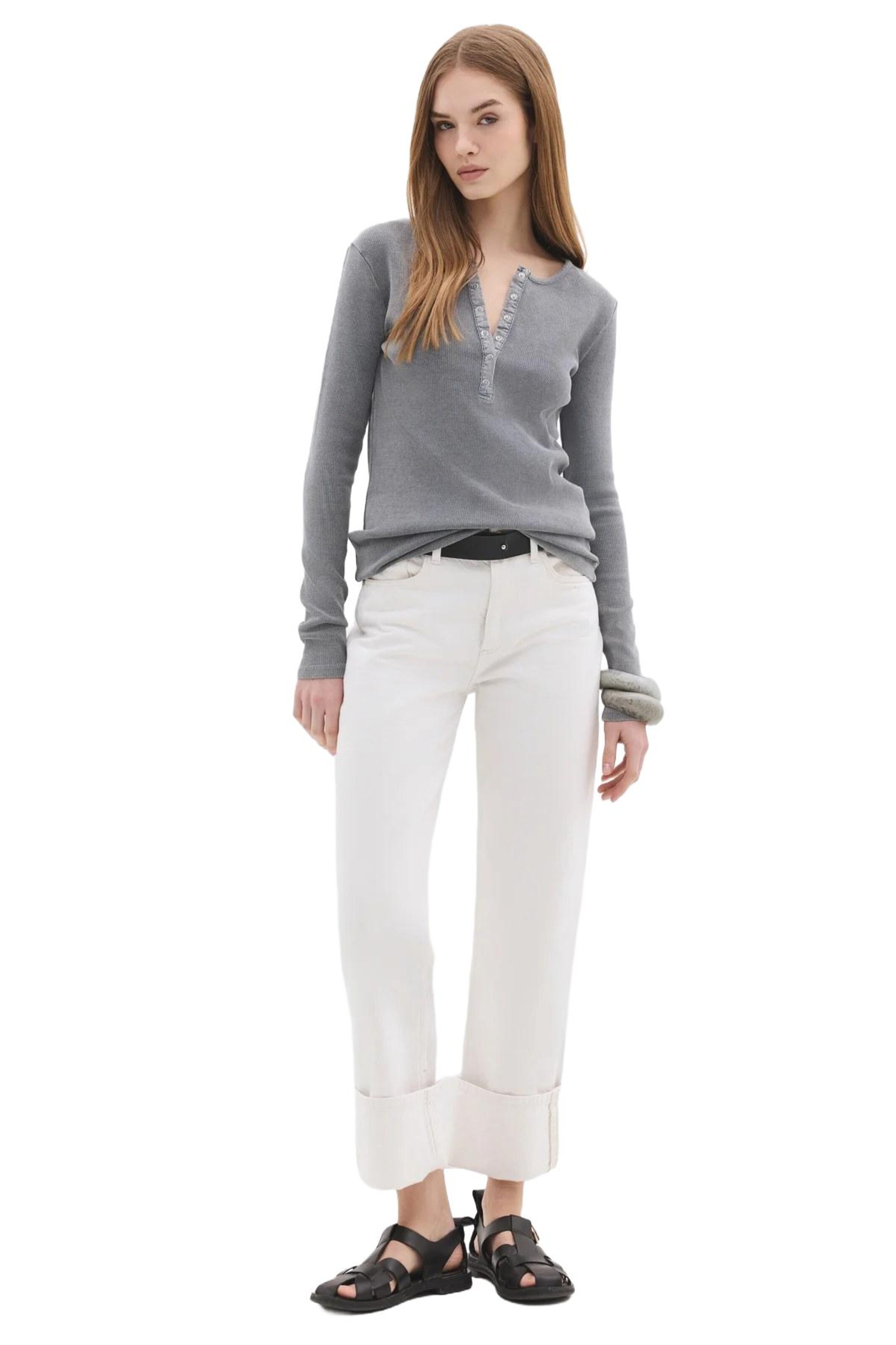 No Matter What Shirt in Grijs