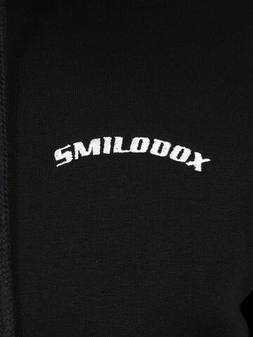 Smilodox Zip-Up Hoodie 'Malcolm' in Black