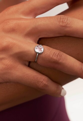 Bague 'Instants of Love' Stilnest en argent : devant