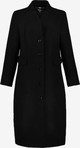 Ulla Popken Winter Coat in Black: front