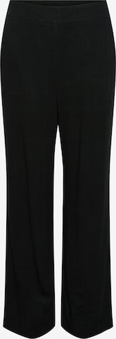 PIECES Wide leg Pants 'VINSTY' in Black