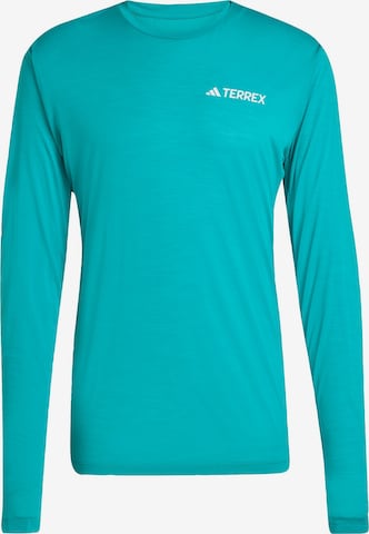 ADIDAS TERREX Performance shirt 'Xperior' in Green: front