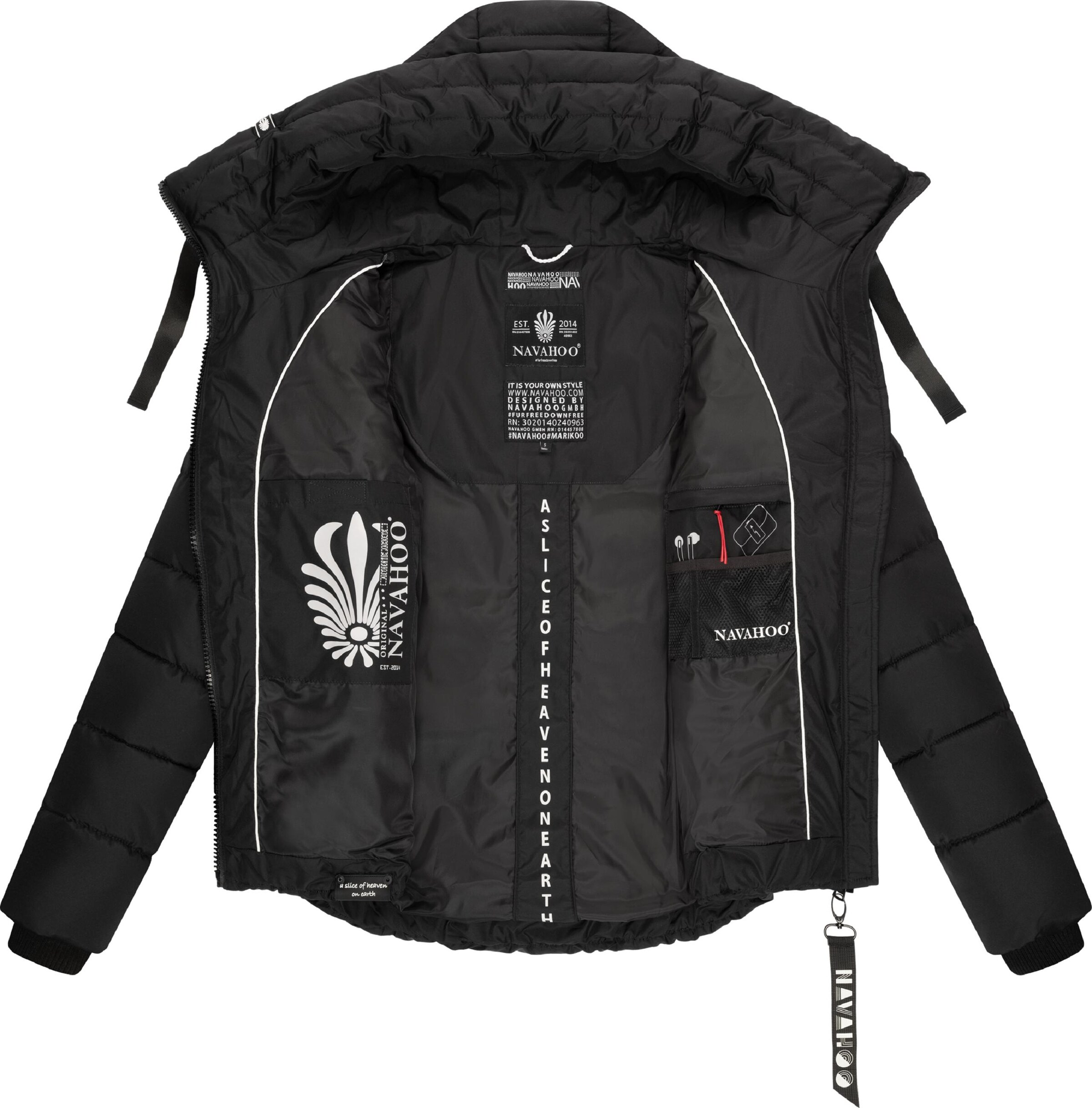 Giacca invernale 'Amayaa' di NAVAHOO in nero