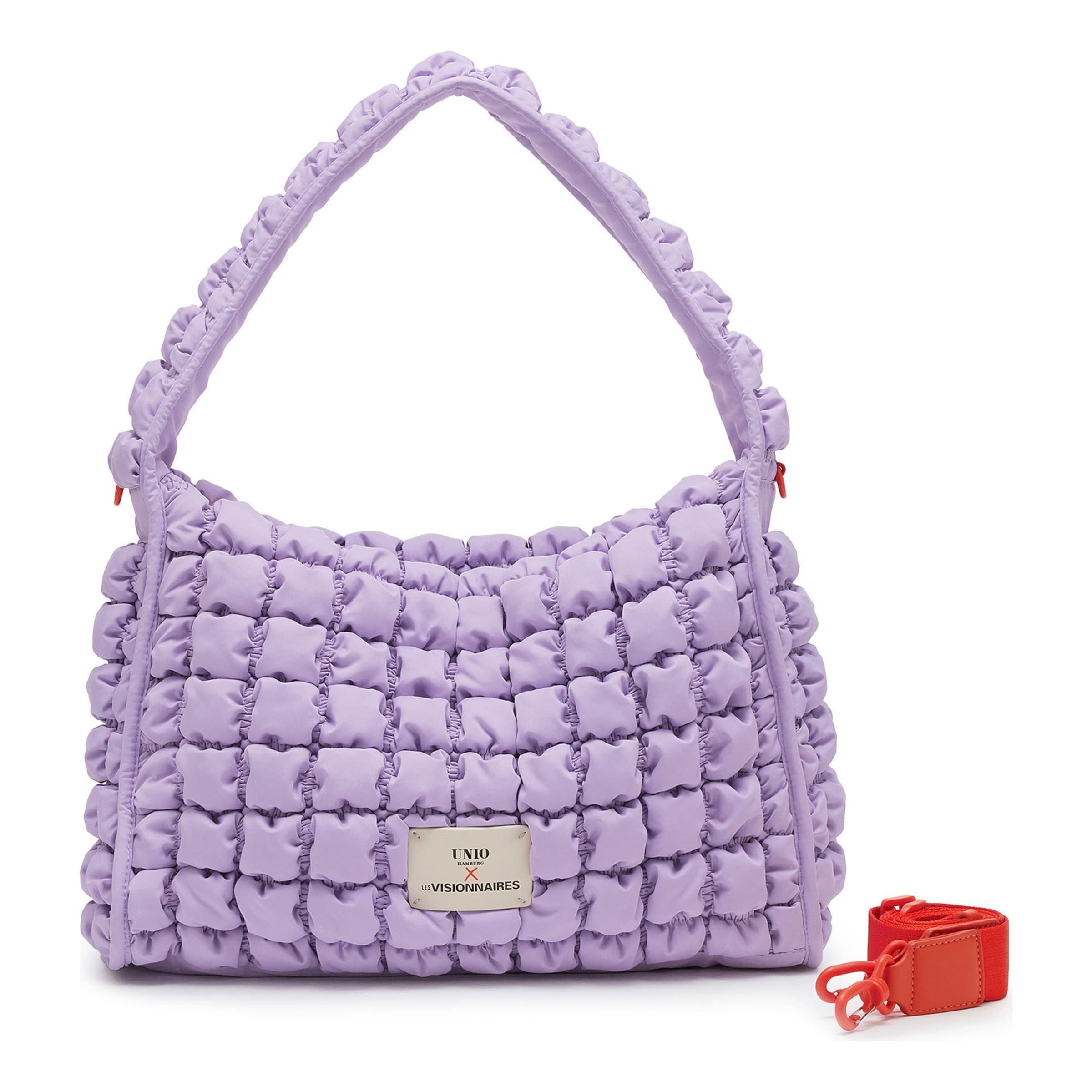 Les Visionnaires Tasche in Lila: Vorderseite