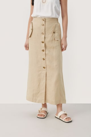 Part Two Skirt 'Gilsa' in Beige: front