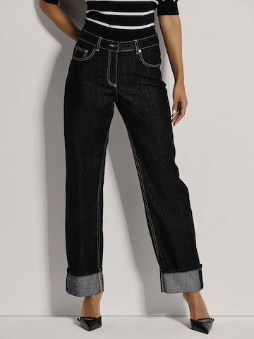 Loosefit Jean MADELEINE en noir : devant