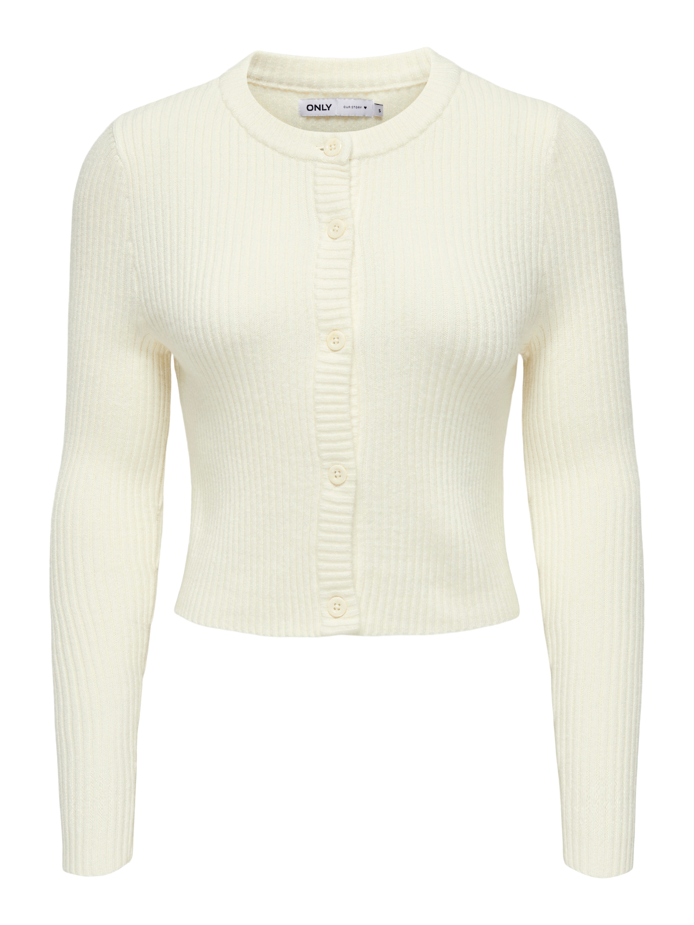 ONLY Вязаная кофта 'ONLKATIA' в Белый: спереди