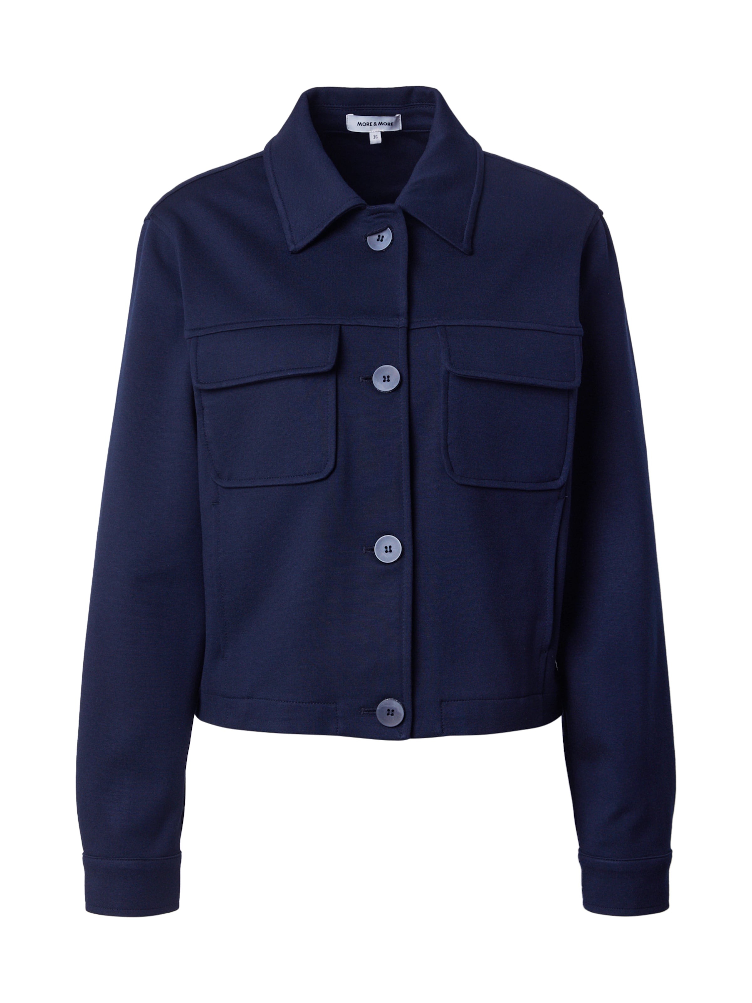 MORE & MORE - Casaco meia-estação em azul: frente