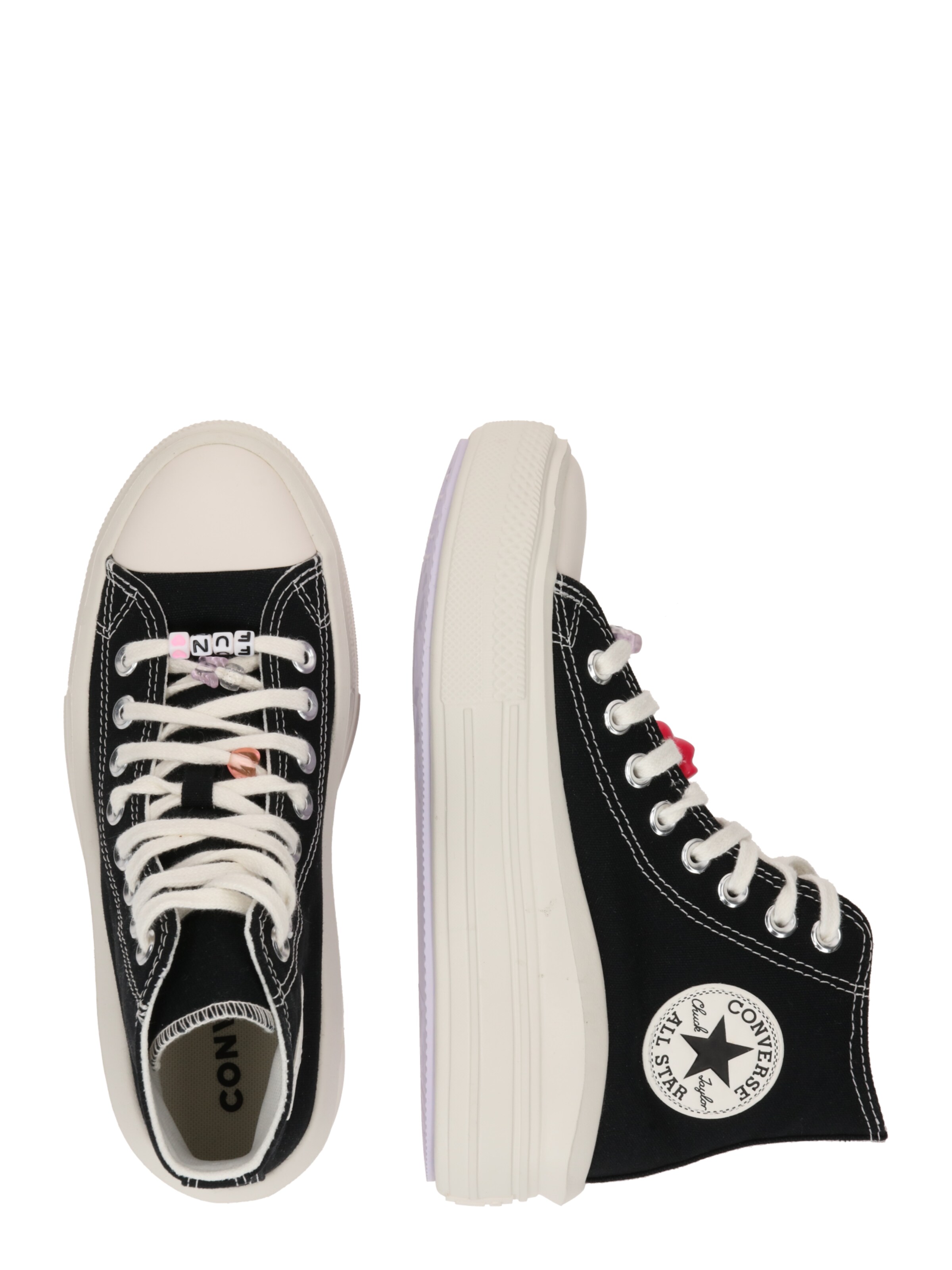 CONVERSE Кроссовки на платформе 'Chuck Taylor All Star Move' в Черный