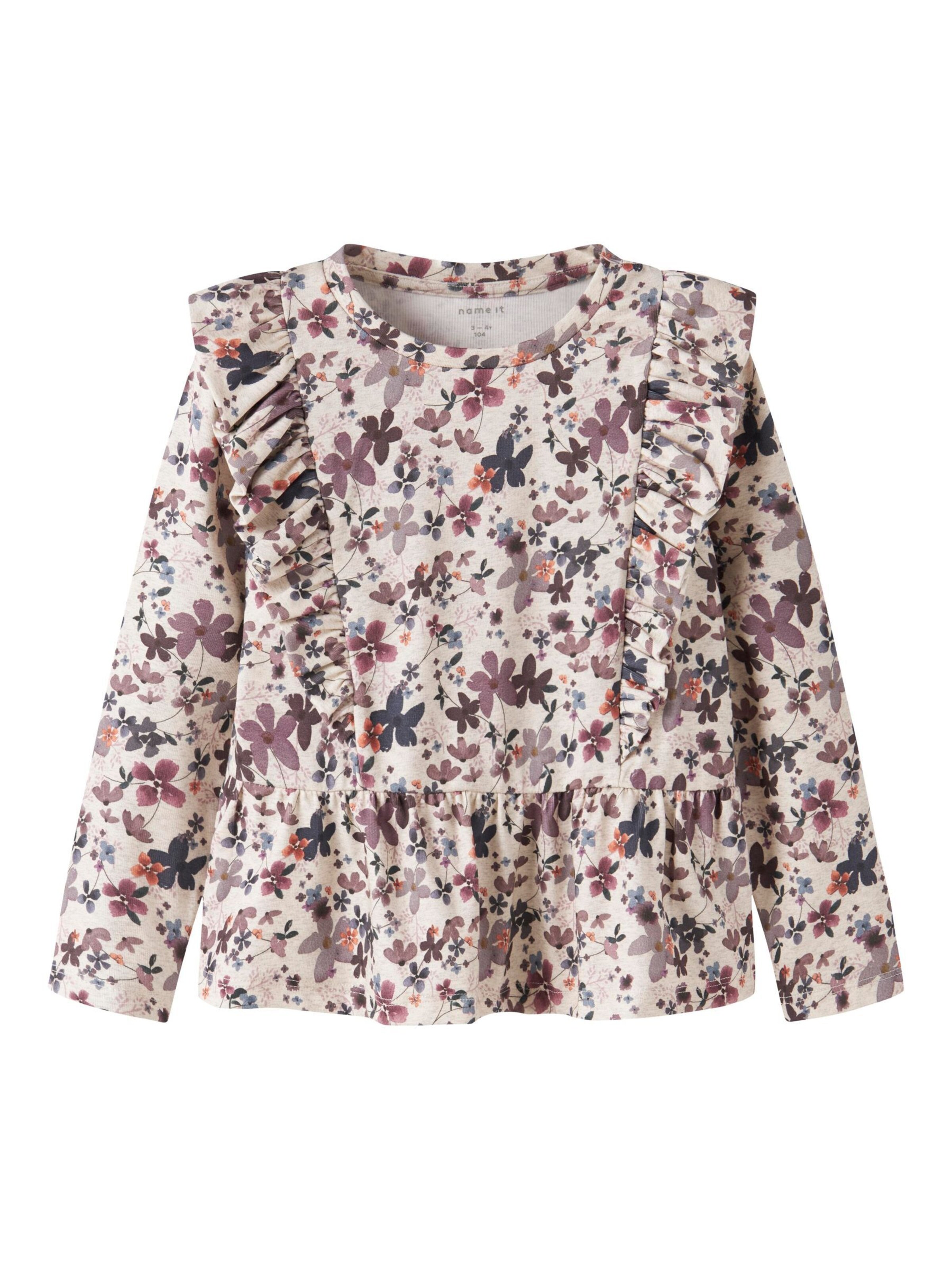 T-Shirt NAME IT en beige : devant
