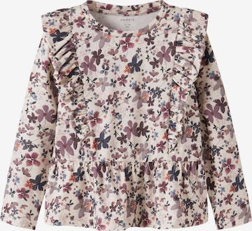 T-Shirt NAME IT en beige : devant