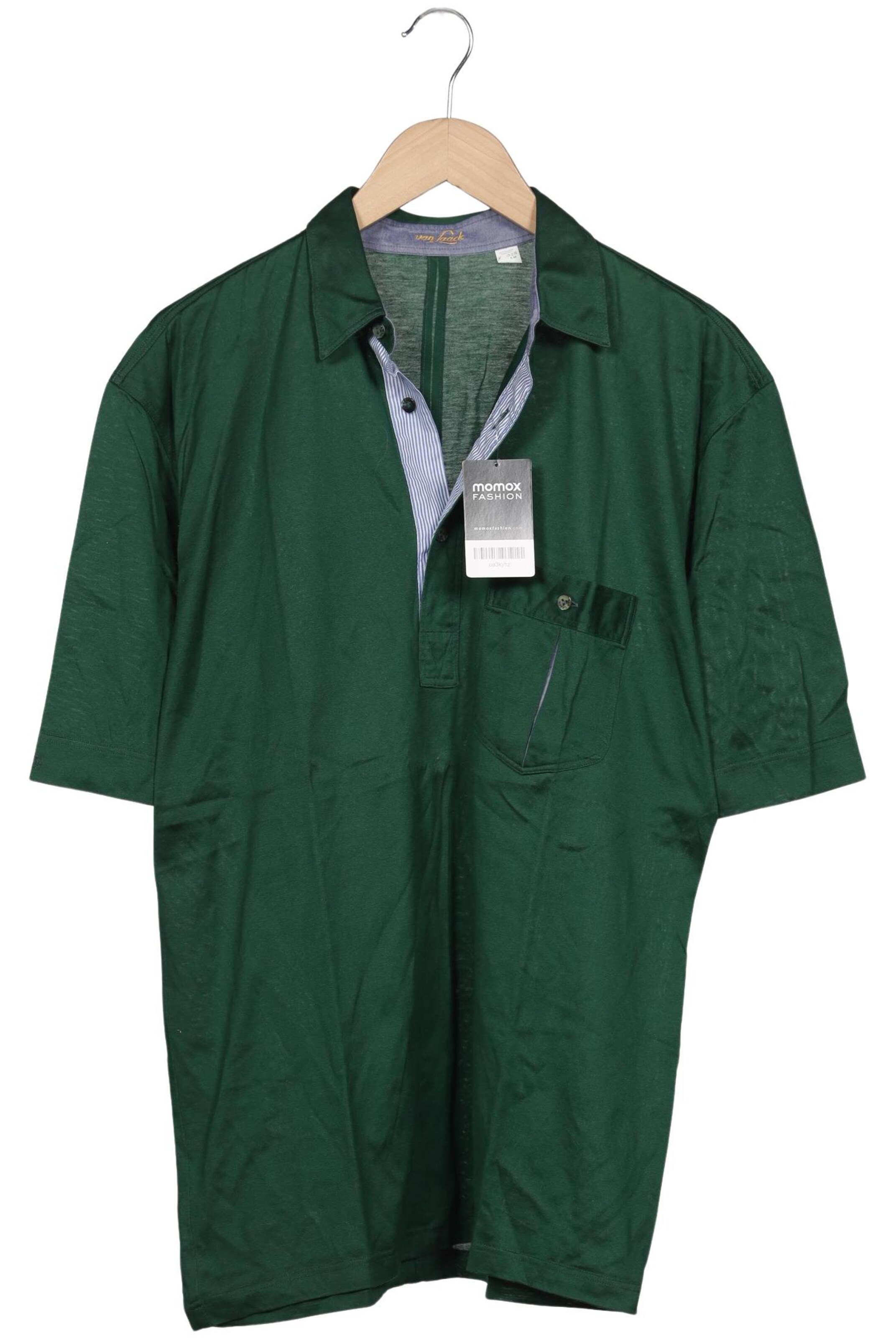 Van Laack Poloshirt in M-L in grün, Produktansicht