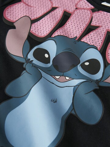NAME IT Sweatshirt 'NKFODIMI STITCH' in Zwart