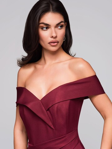 Ombre Evening dress in Red