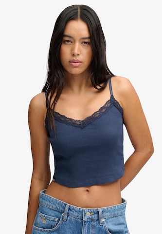 Superdry & Co Top in Blue: front