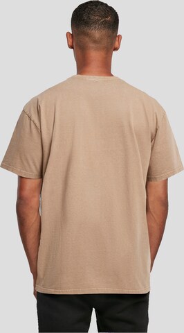 T-Shirt 'Summer - Make waves' Merchcode en beige