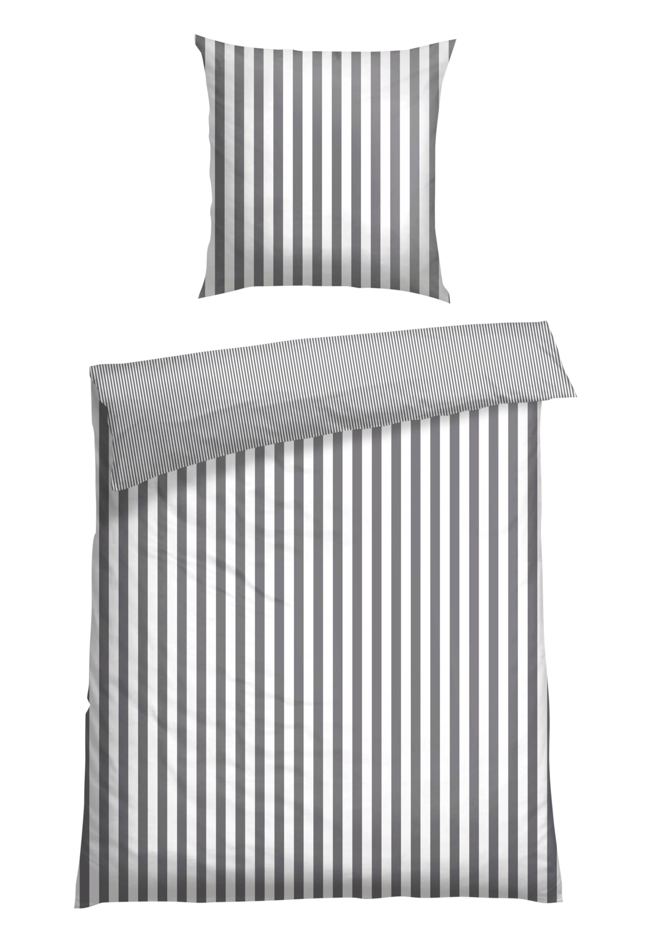 SCHIESSER Bettbezug in Grau: Vorderseite