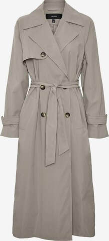 VERO MODA Between-Seasons Coat 'TESSAGOLD' in Grey: front