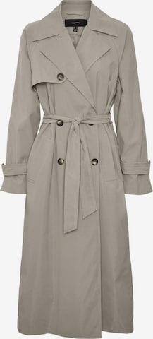 VERO MODA Between-Seasons Coat 'TESSAGOLD' in Grey: front