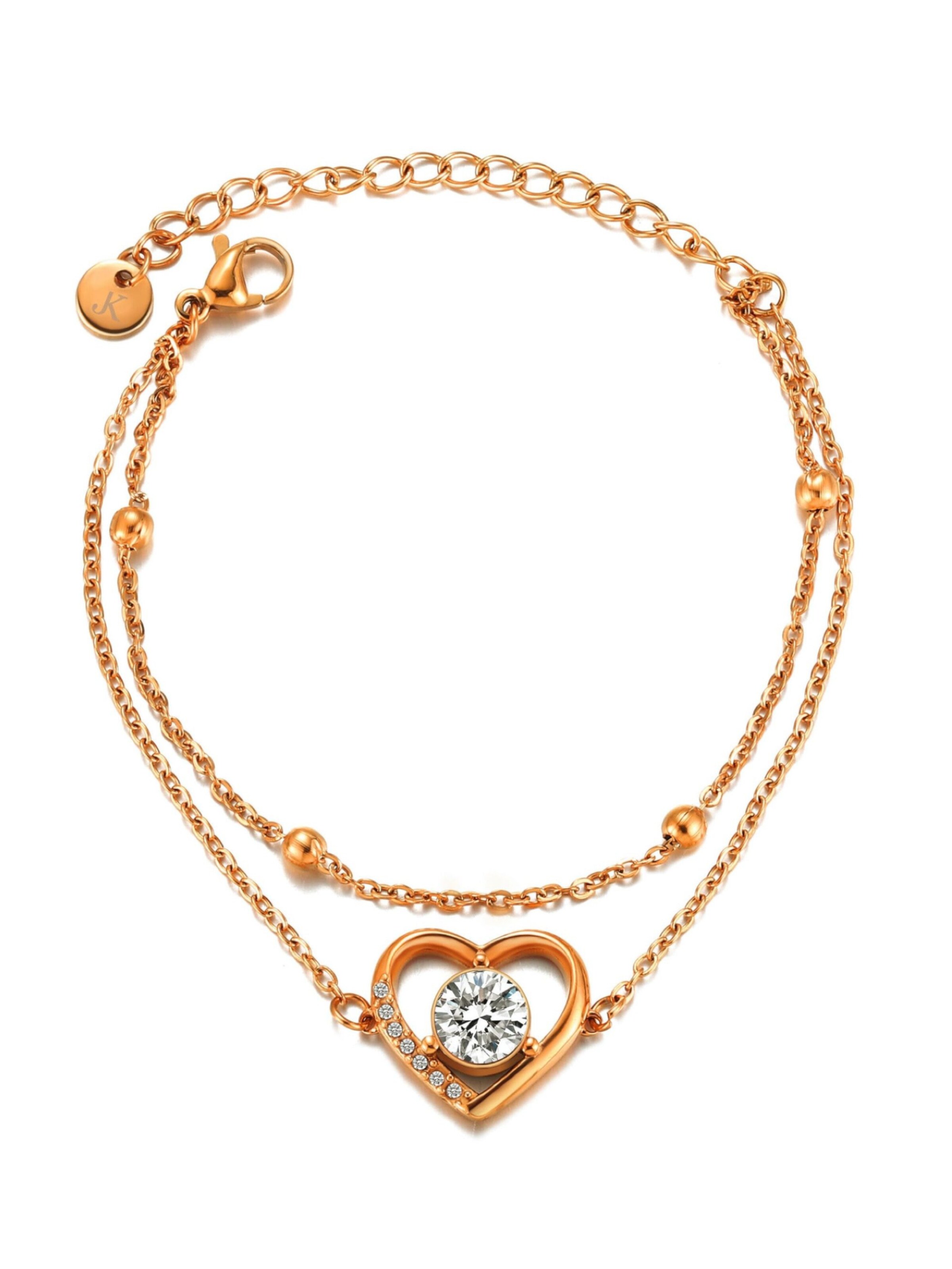 Kim Johanson Bracelet 'Herz' in Gold