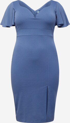 WAL G. - Vestido 'PAYTON' en azul: frente