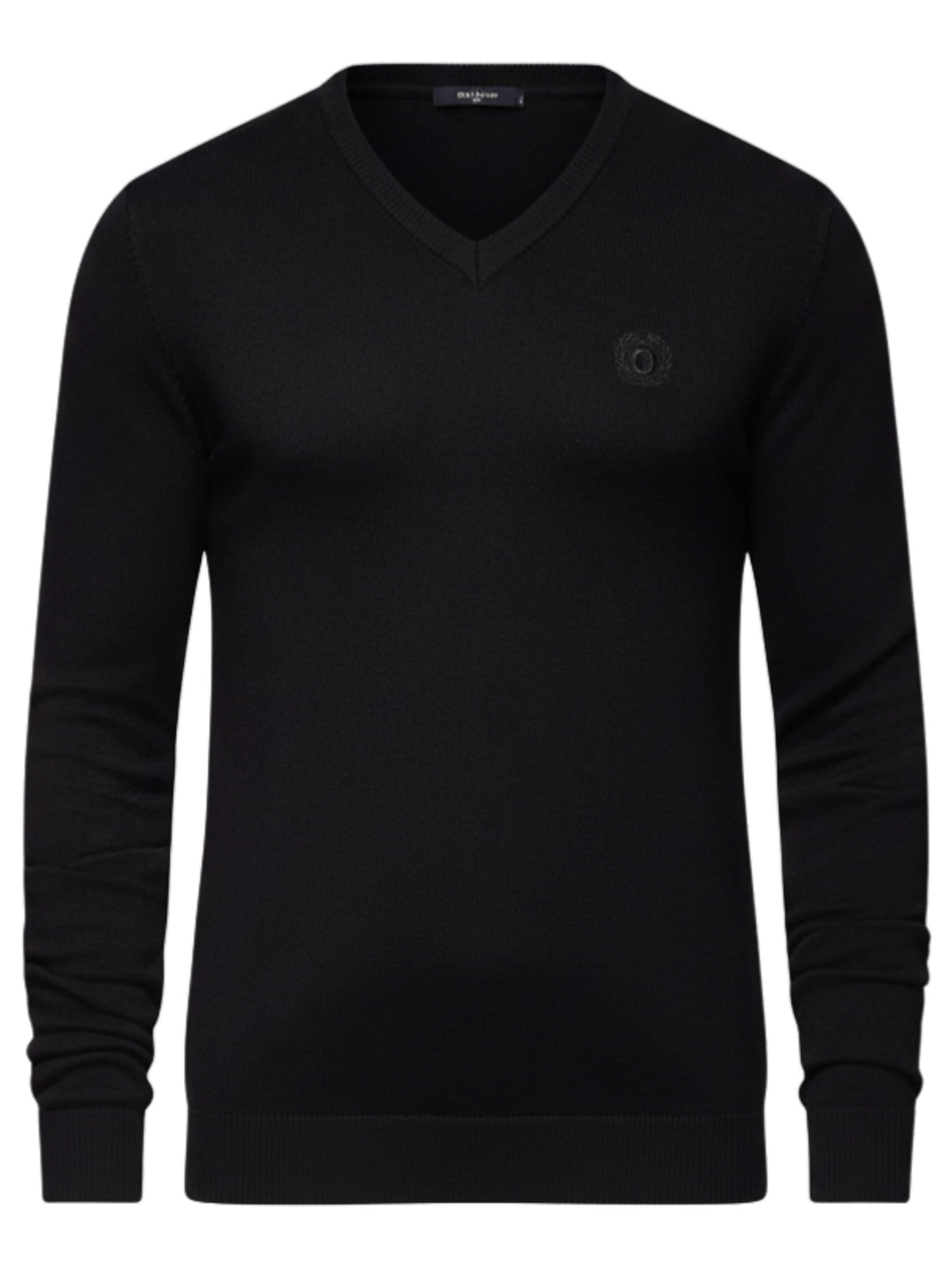 Ombre Trui in Zwart: voorkant