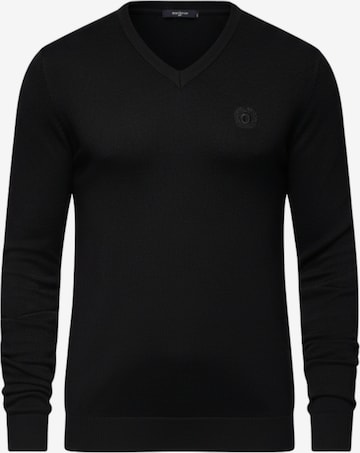 Ombre Trui in Zwart: voorkant