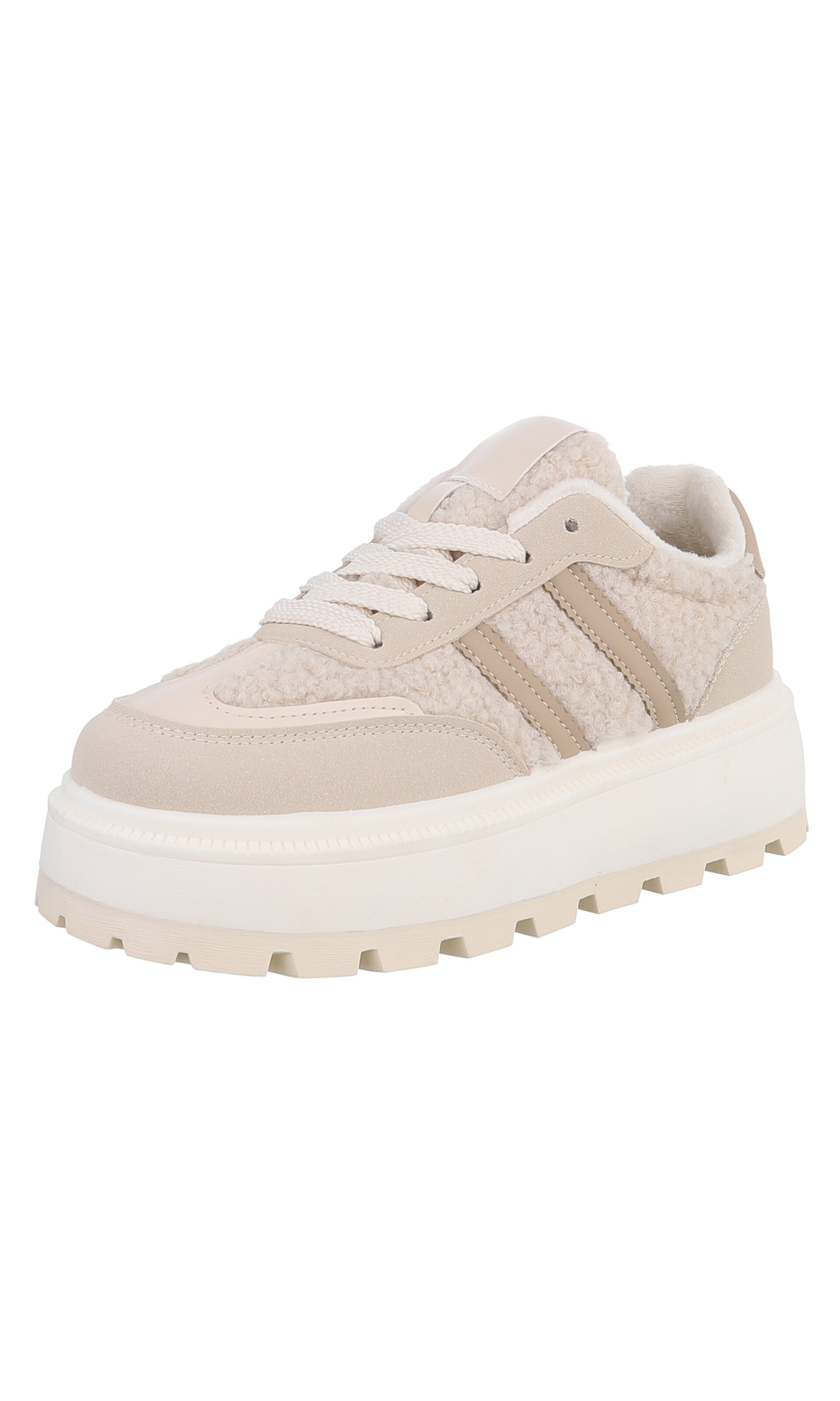 Ital-Design Sneakers in Beige: front