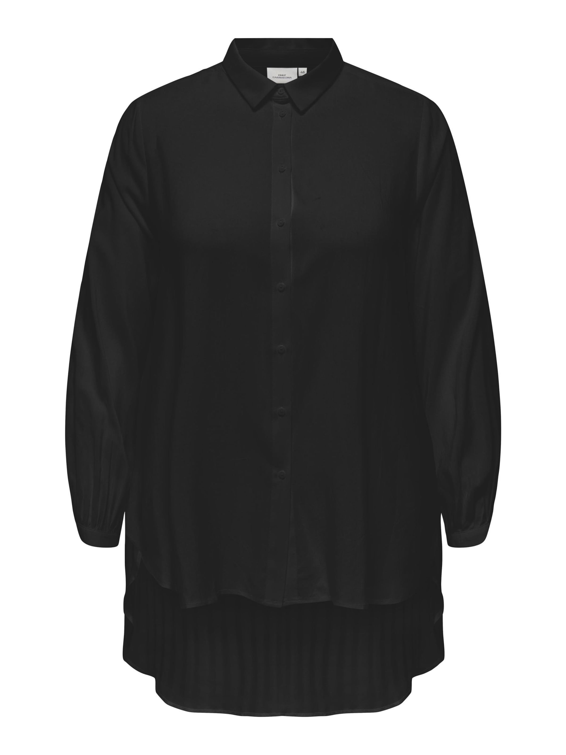 ONLY Carmakoma Pluus 'CARFreyja', värv must: eest vaates