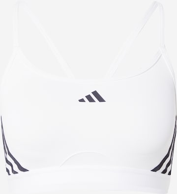 Soutien-gorge de sport 'Aeroreact' ADIDAS PERFORMANCE en blanc : devant