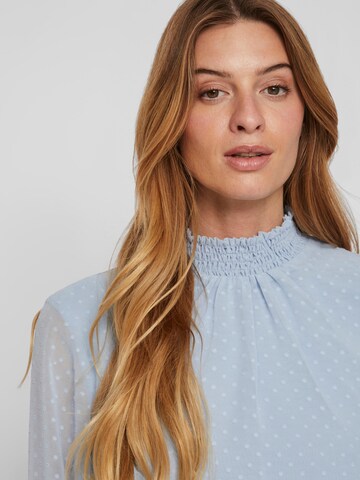 VILA Blouse 'DOBBY' in Blue