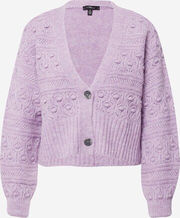 Mavi Knit Cardigan in Purple: front