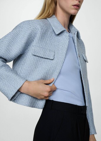 MANGO Jacke 'Napoles' in Blau