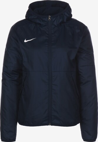 NIKE Athletic Jacket in Blue: front