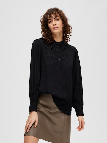 SELECTED FEMME - Blusa 'Mirian' en negro: frente