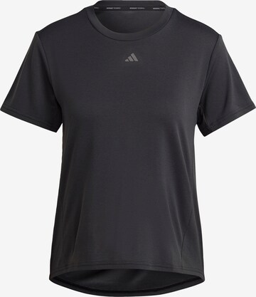 ADIDAS PERFORMANCE Sportshirt 'Hiit' in Schwarz: predná strana