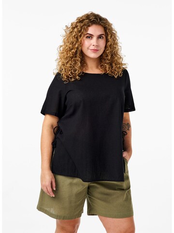 Regular Pantaloni 'Flex' de la Zizzi pe verde