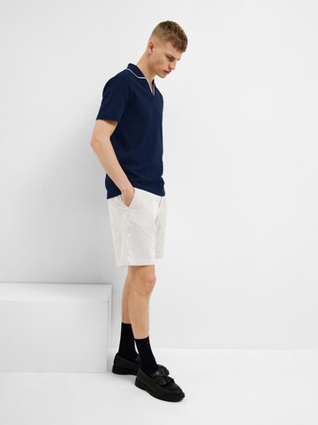 smėlio SELECTED HOMME Standartinis „Chino“ stiliaus kelnės 'Karl'