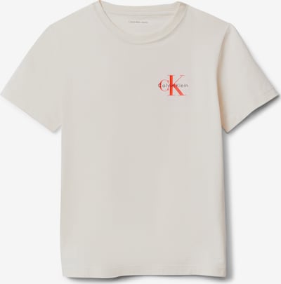 Calvin Klein Jeans T-Shirt en gris clair / canneberge, Vue avec produit