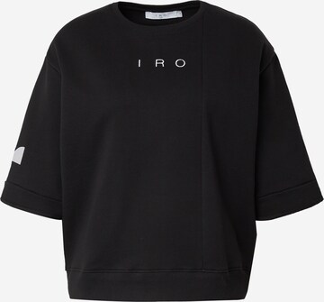 Sweat-shirt IRO en noir : devant