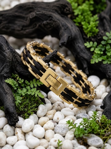 Holzwerk Armband 'MICKOSEE'‌‌‌‌‌‌‌ in Gold
