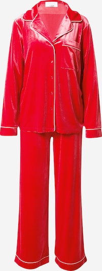 florence by mills exclusive for ABOUT YOU Pyjama 'Lotti' en rouge / blanc, Vue avec produit