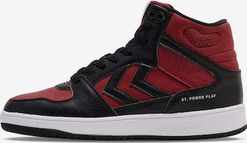 Hummel High-Top Sneakers in Red: front